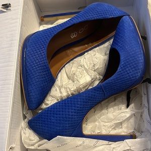 Blue Aldo heels
